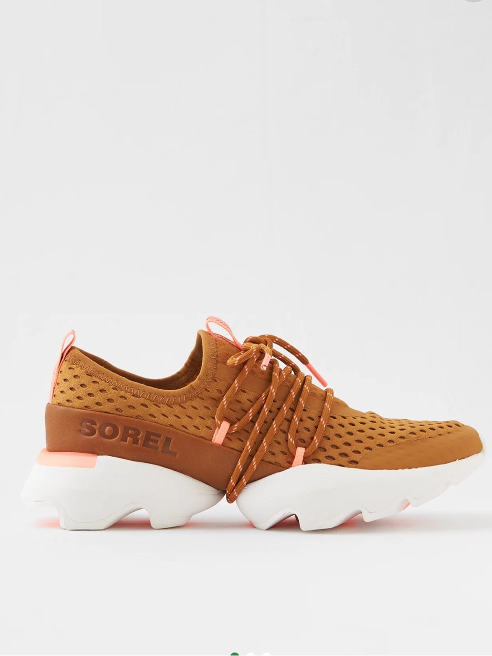 Sorel Kinetic Impact Lace Sneakers Women’s Size 10.5 Burnished Amber Brown